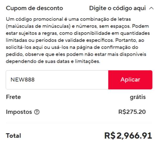 dove inserire il codice aliexpress