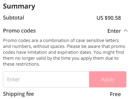 how to apply AliExpress promo code