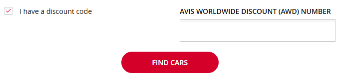 how to apply avis discount code