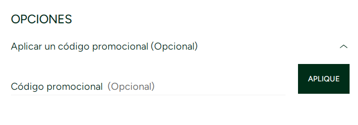 como aplicar un codigo promocional Lacoste