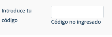 COMO INTRODUCIR UN CODIGO MARYPAZ