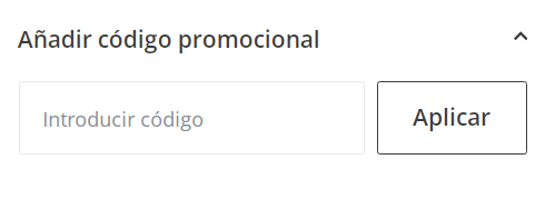 como introducir un codigo promocional Maisons du Monde