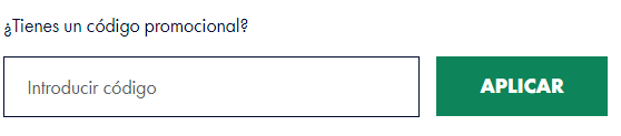 como introducir un codigo promocional Tommy Hilfiger