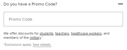 how to apply converse promo code