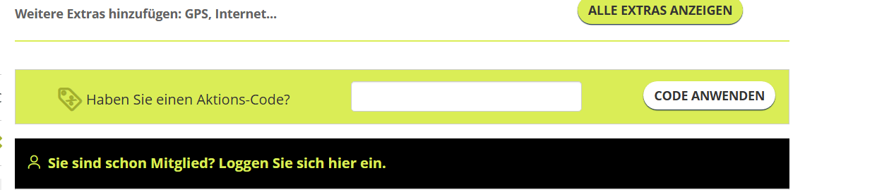 Wie löse ich einen Goldcar Rabattcode ein