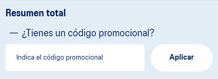 donde introucir el codigo asics