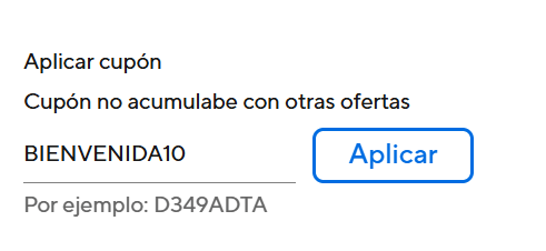 dónde introducir un cupón Asus
