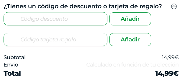 Dónde aplicar el código descuento