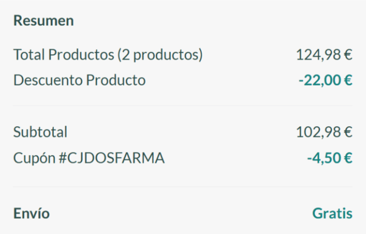 codigo dosfarma aplicado