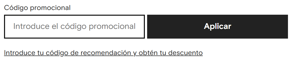 donde introducir el codigo farfetch