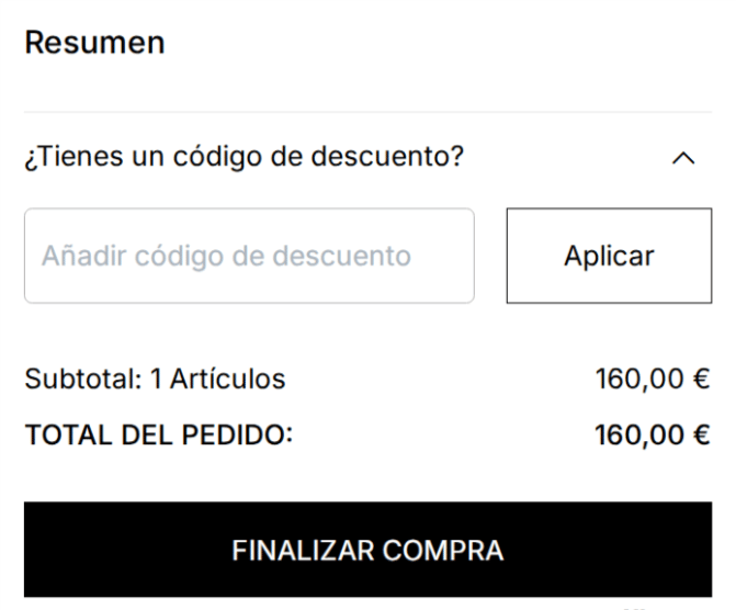 donde introducir el codigo footdistrict