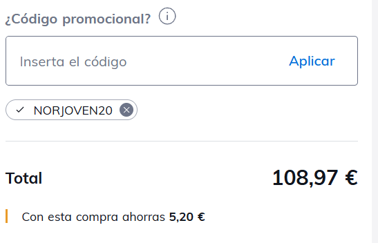 código promocional Norauto activado