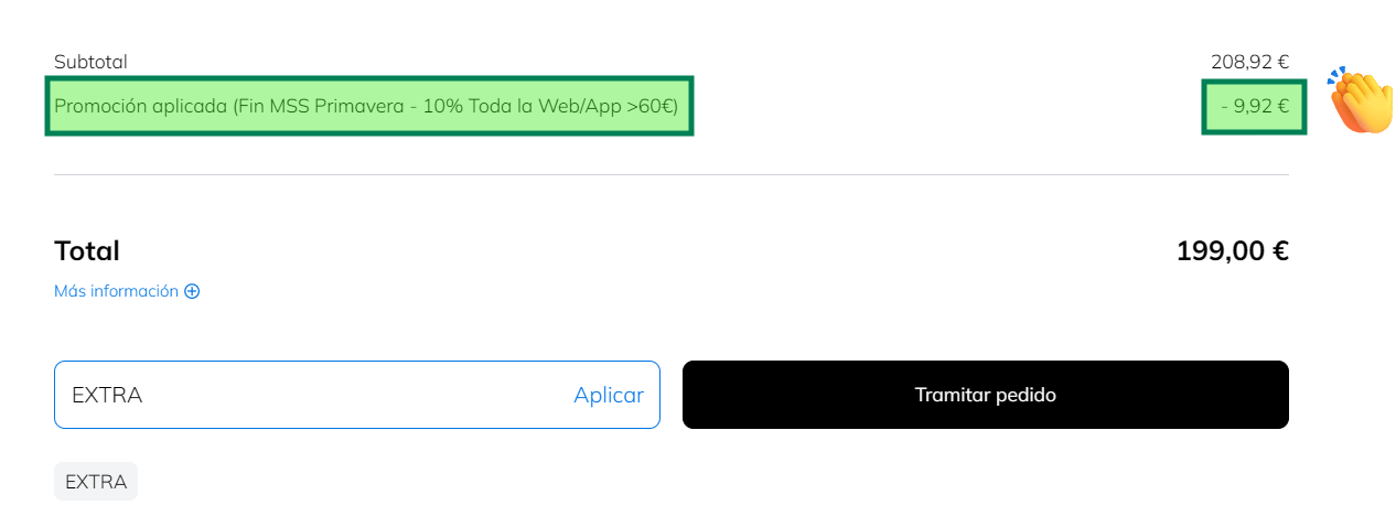 dónde introducir el código primor