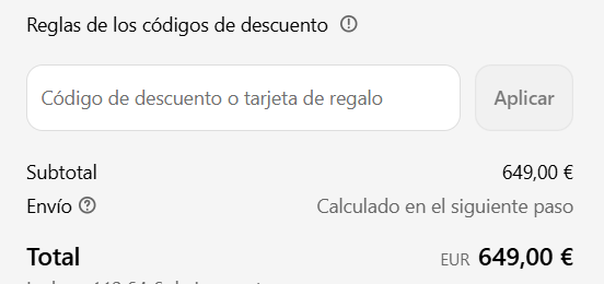 dónde aplicar el cupón