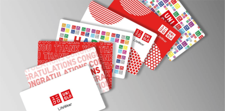 tarjeta regalo en uniqlo