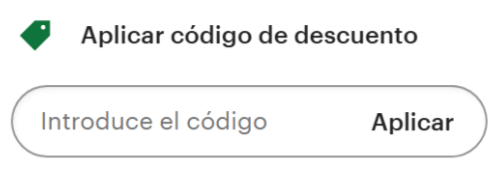 donde introducir el codigo etsy