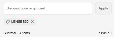 how to apply fashion eyewear promo code