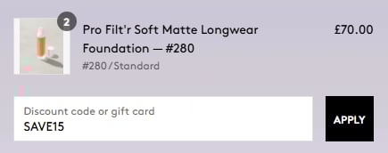 how to apply fenty beauty discount code