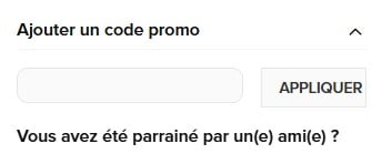 comment appliquer code promo bulk
