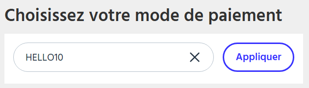 ou mettre code promo cdiscount