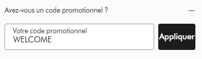 comment appliquer un code promo dyson