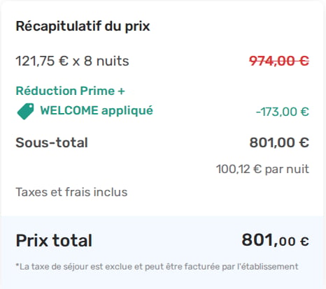 Code promo eDrems appliqué