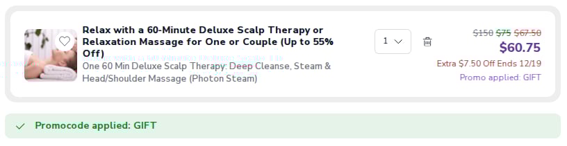 how to apply a groupon promo code today