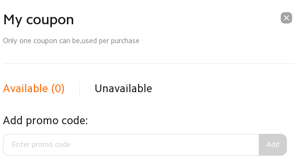 how to add a xiaomi promotional code
