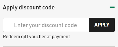 how to apply an American Golf discount code