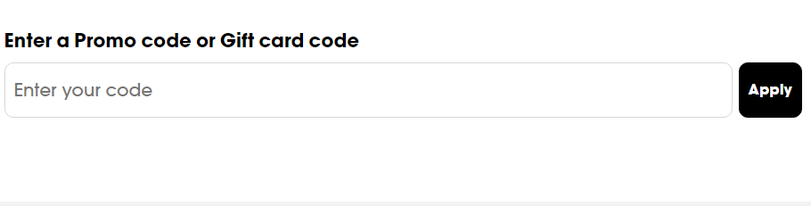 how to enter a Sephora promo code