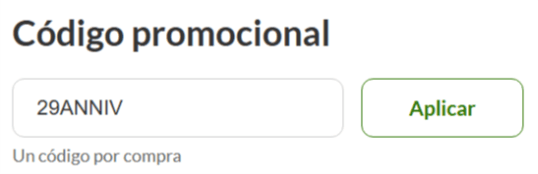 donde introducir el codigo iherb