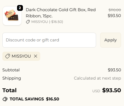 how to apply godiva coupon code
