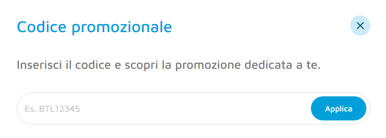 dove inserire codice sconto a2a