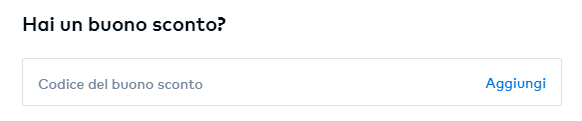 dove inserire codice sconto about you