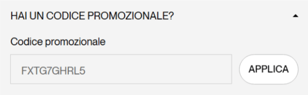 dove inserire il codice alcott