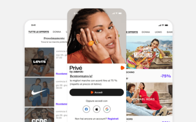 app ufficiale di privé by zalando