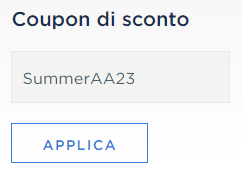 dove inserire codice sconto apposta