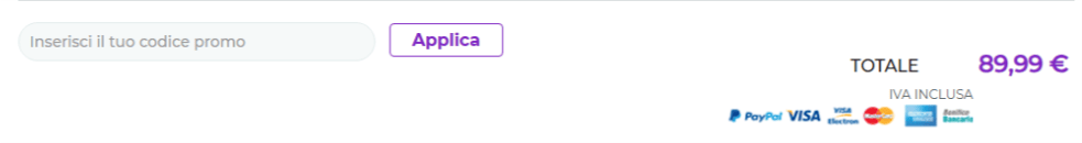 dove inserire il codice avon