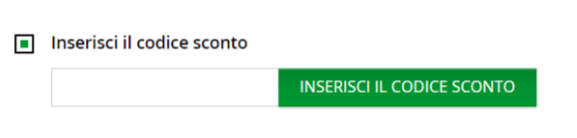 dove inserire il codice sconto brasty