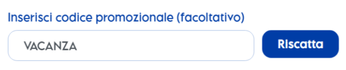 dove inserire il codice caddy's