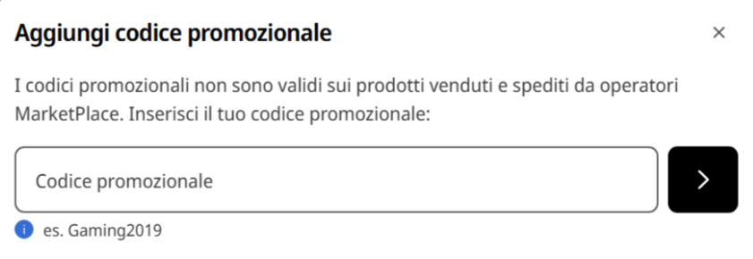 dove inserire il codice sconto mediaworld
