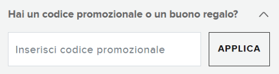 Dove inserire il codice promozionale GoPro