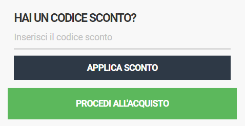 dove inserire codice sconto cingolani bike shop