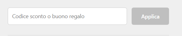 come aggiungere un codice sconto Milan Store