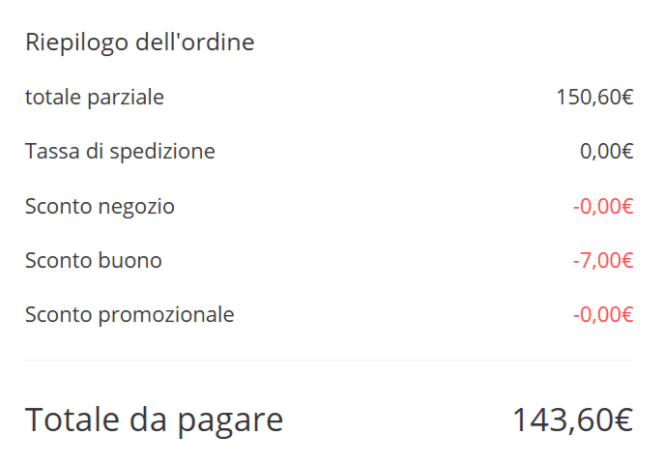 codice sconto voghion applicato