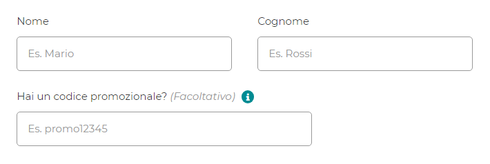 dove inserire codice promozionale credit agricole