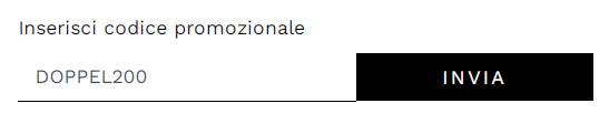dove inserire codice sconto doppelganger