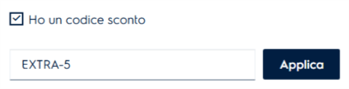 dove inserire il codice sconto electrolux