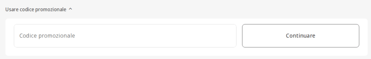 dove inserire il codice sconto emirates