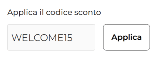 dove inserire il codice enervit